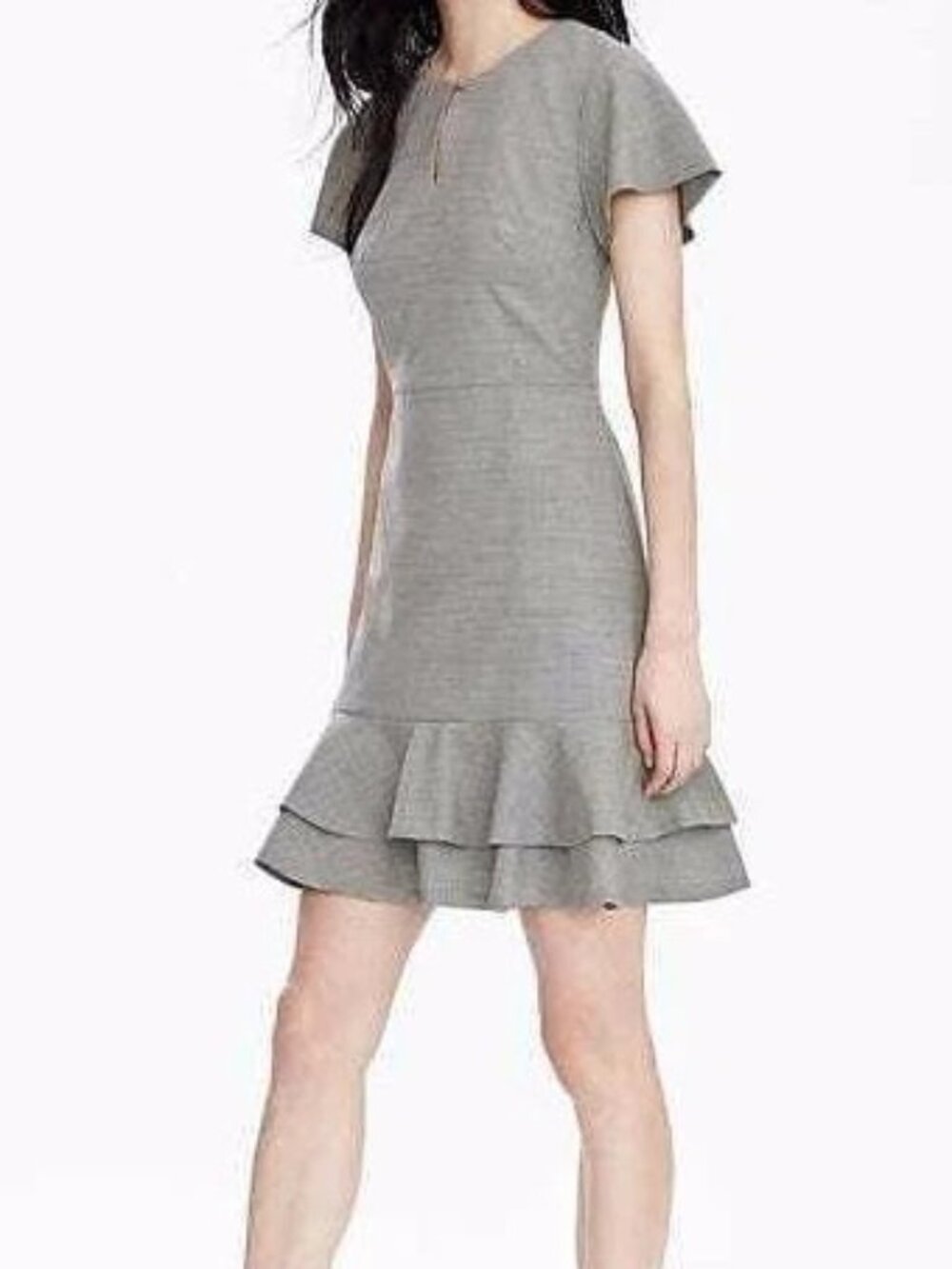 NWT Banana Republic lightweight wool fit-and-flare dress